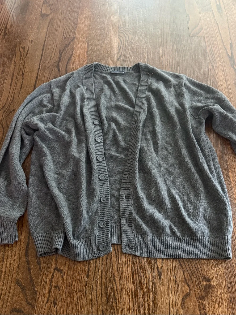 Brandy Melville Knit Cardigan Grey - Picture 4 of 4
